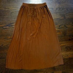💜💜 Cognac light weight ruffle skirt 💜💜